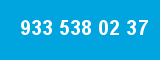 933 538 02 37 933 538 02 37
